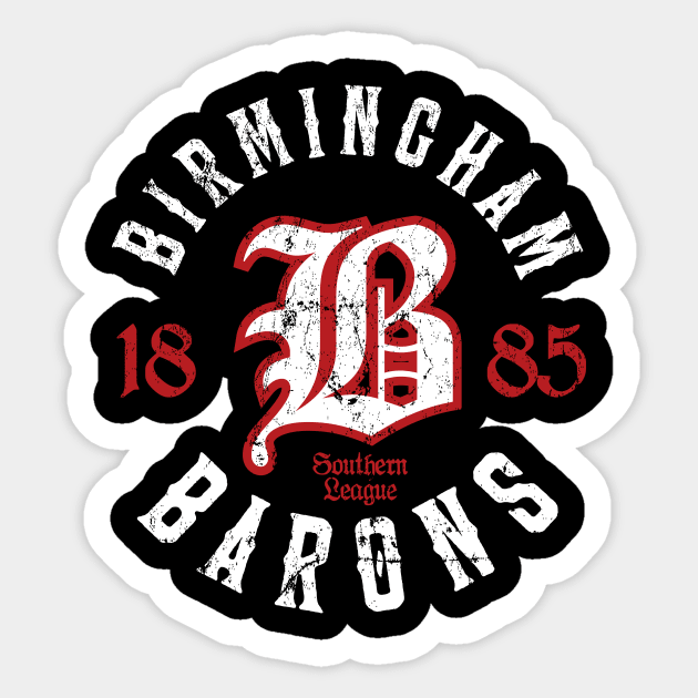 Birmingham Barons Defunct Minor League Baseball Teams Sticker